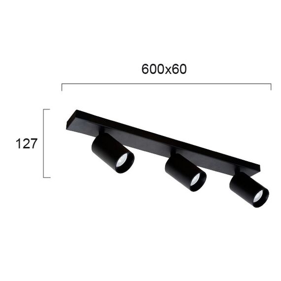 Спот STAGE 4259801 Viokef 3xGU10 | Osvetlenieto.bg Спот STAGE 4259801 Viokef 3xGU10 | Osvetlenieto.bg