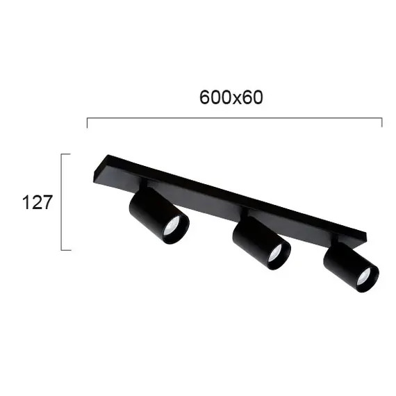 Спот STAGE 4259801 Viokef 3xGU10 | Osvetlenieto.bg