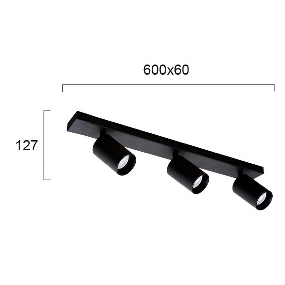 Спот STAGE 4259801 Viokef 3xGU10 | Osvetlenieto.bg