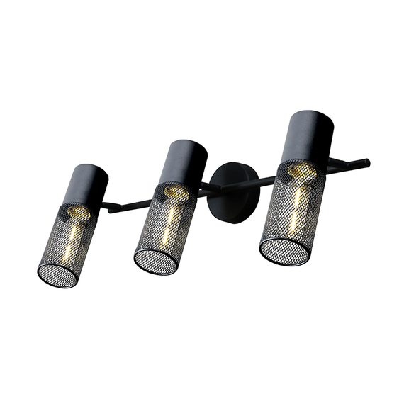 Аплик ALCATRAZ OD603S58BK Aca Lighting 3xE27 | Osvetlenieto.bg