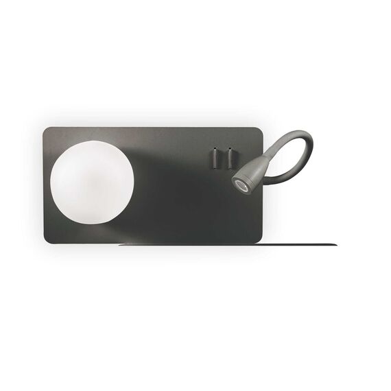 Аплик BOOK-2 AP2 NERO 174846 Ideal Lux G9/LED | Osvetlenieto.bg