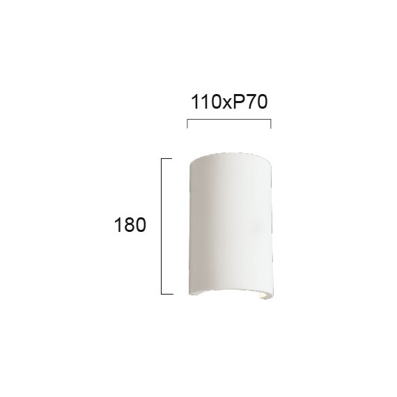 Аплик CERAMIC 4097000 Viokef 1xG9 | Osvetlenieto.bg