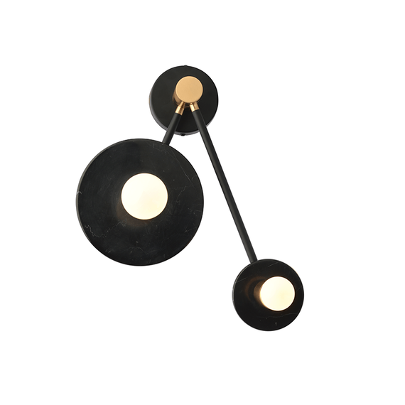 Аплик CLOCK OD742W74BM Aca Lighting 2xE27 | Osvetlenieto.bg