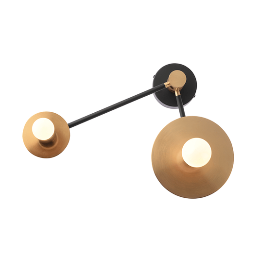 Аплик CLOCK OD742W74BR Aca Lighting 2xE27 | Osvetlenieto.bg