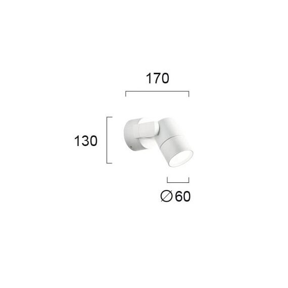 Фасаден аплик SKIROS 4143700 Viokef 1xGU10 | Osvetlenieto.bg Фасаден аплик SKIROS 4143700 Viokef 1xGU10 | Osvetlenieto.bg