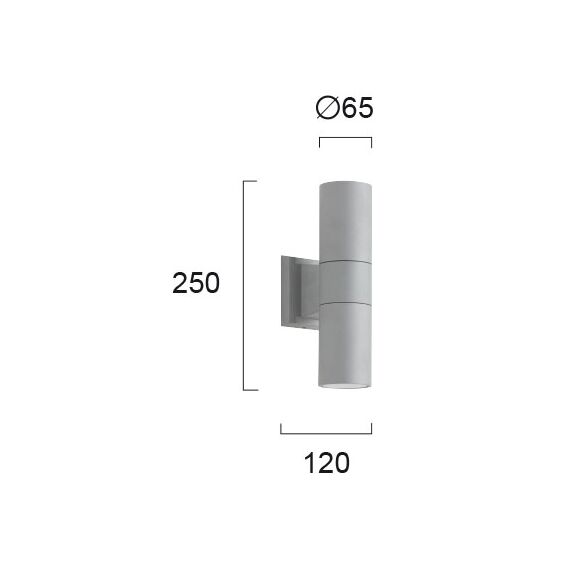Фасаден аплик SOTRIS 4038400 Viokef 2xGU10 | Osvetlenieto.bg Фасаден аплик SOTRIS 4038400 Viokef 2xGU10 | Osvetlenieto.bg