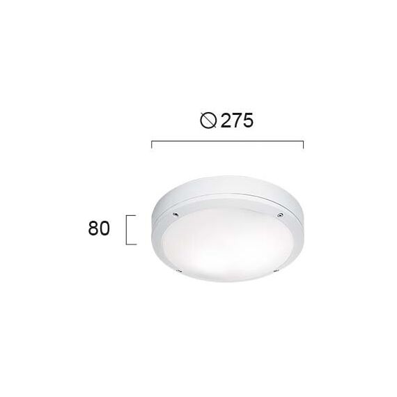 Фасаден плафон LEROS R 4049201 Viokef 2xE27 | Osvetlenieto.bg