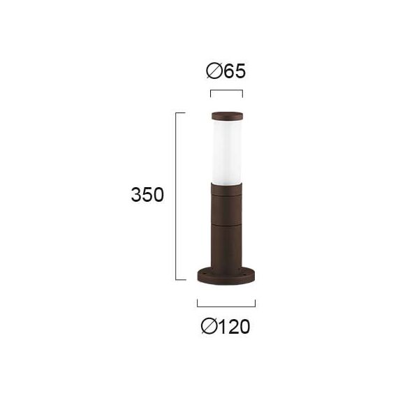 Градински фенер CAVO 4036902 Viokef 1xE27 | Osvetlenieto.bg Градински фенер CAVO 4036902 Viokef 1xE27 | Osvetlenieto.bg