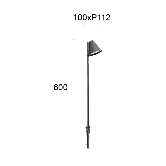 Градински фенер GILBERT 4255900 Viokef 1xGU10 | Osvetlenieto.bg