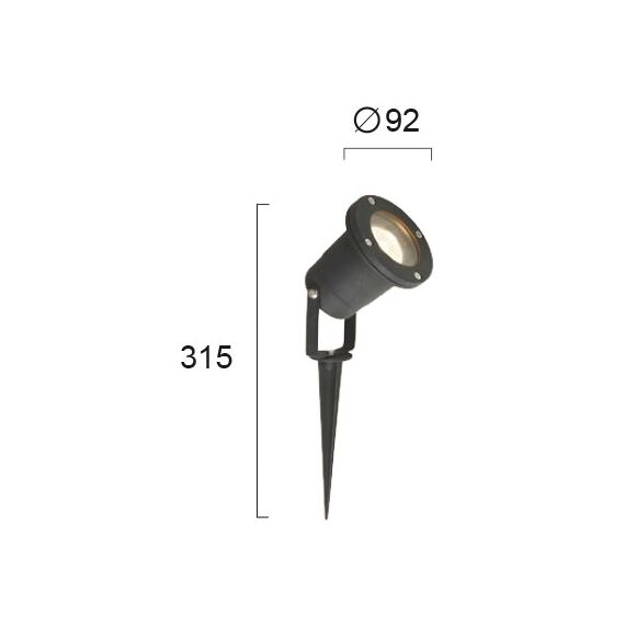 Градински спот IOS 4158300 Viokef 1xGU10 | Osvetlenieto.bg Градински спот IOS 4158300 Viokef 1xGU10 | Osvetlenieto.bg