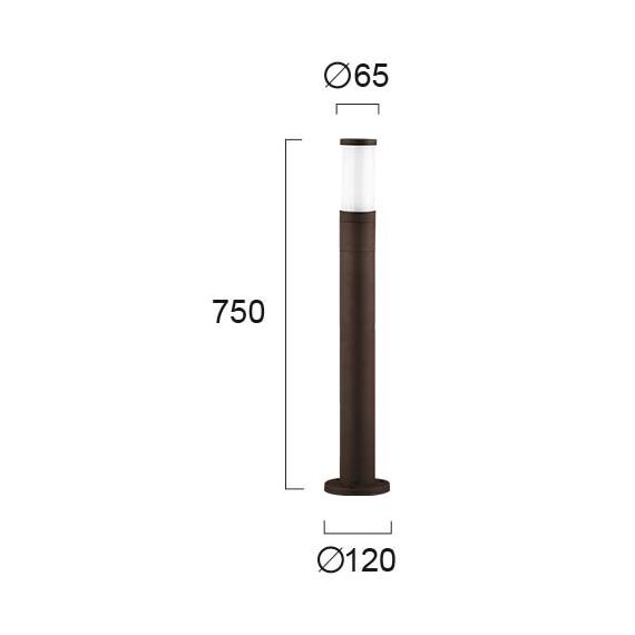 Градински стълб CAVO 4036802 Viokef 1xE27 | Osvetlenieto.bg Градински стълб CAVO 4036802 Viokef 1xE27 | Osvetlenieto.bg