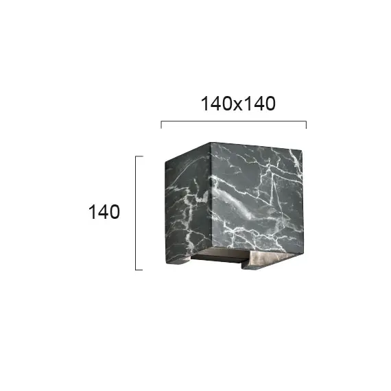 LED Фасаден аплик DAVOS 4202803 Viokef 12W 3000K | Osvetlenieto.bg