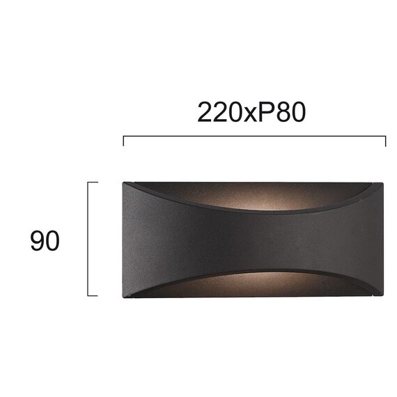 LED Фасаден аплик DOKOS 4227200 VIokef 6W 3000K | Osvetlenieto.bg LED Фасаден аплик DOKOS 4227200 VIokef 6W 3000K | Osvetlenieto.bg