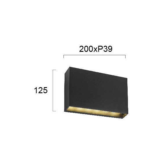 LED Фасаден аплик ELVIRA 4257200 Viokef 13W 3000K | Osvetlenieto.bg