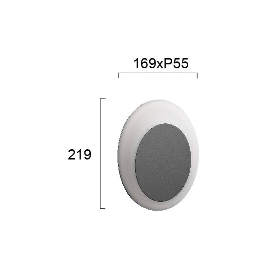 LED Фасаден аплик ERODIUM 4255600 Viokef 13W 3000K | Osvetlenieto.bg LED Фасаден аплик ERODIUM 4255600 Viokef 13W 3000K | Osvetlenieto.bg