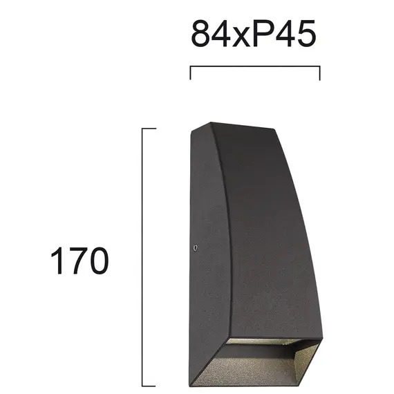 LED Фасаден аплик JOY 4227100 Viokef 6W 3000K | Osvetlenieto.bg