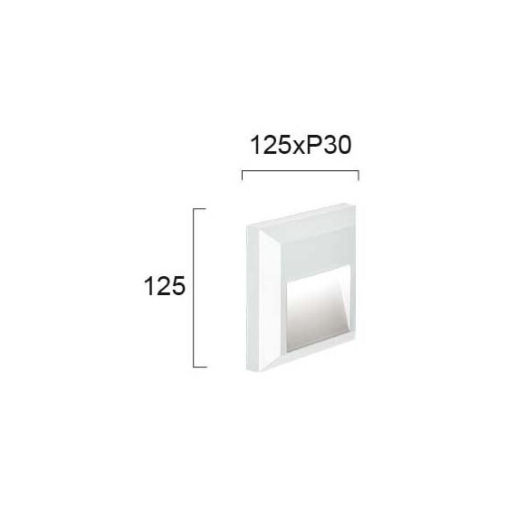 LED Фасаден аплик LEROS PLUS 4137801 Viokef 1.5W 3000K | Osvetlenieto.bg