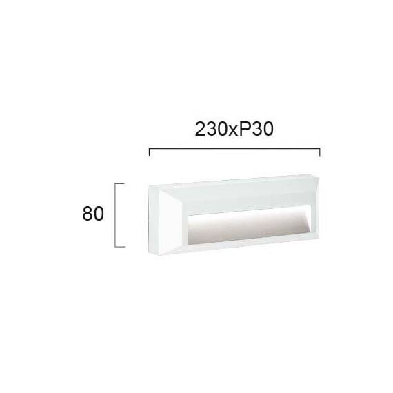 LED Фасаден аплик LEROS PLUS 4138101 Viokef 3W 3000K | Osvetlenieto.bg LED Фасаден аплик LEROS PLUS 4138101 Viokef 3W 3000K | Osvetlenieto.bg
