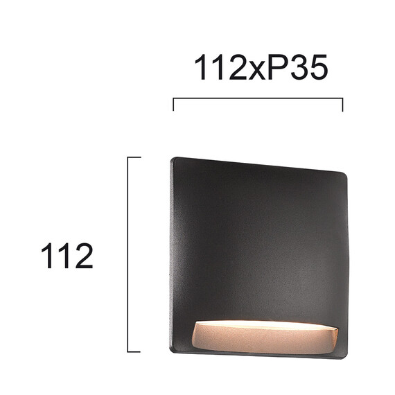 LED Фасаден аплик MODE 4223901 Viokef 4W 3000K | Osvetlenieto.bg