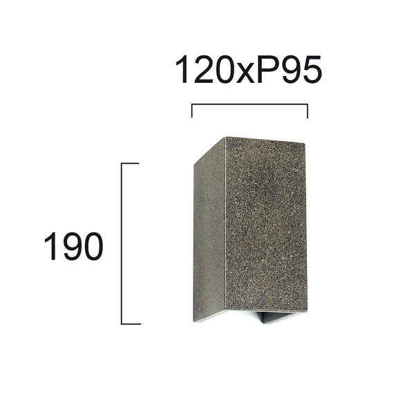 LED Фасаден аплик PATRICK 4240901 Viokef 12W 3000K | Osvetlenieto.bg