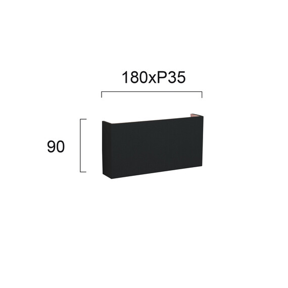 LED Фасаден аплик QUADRO 4226200 Viokef 10W 3000K | Osvetlenieto.bg