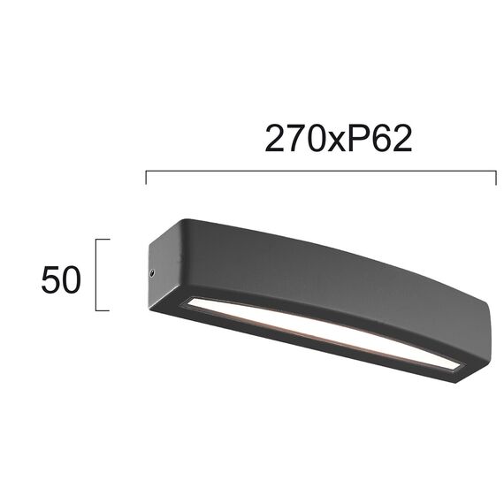 LED Фасаден аплик RIO 4223301 Viokef 12W 3000K | Osvetlenieto.bg LED Фасаден аплик RIO 4223301 Viokef 12W 3000K | Osvetlenieto.bg