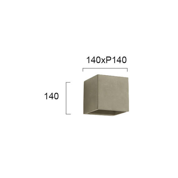 LED Фасаден аплик SAMOS 4189201 Viokef 12W 3000K | Osvetlenieto.bg