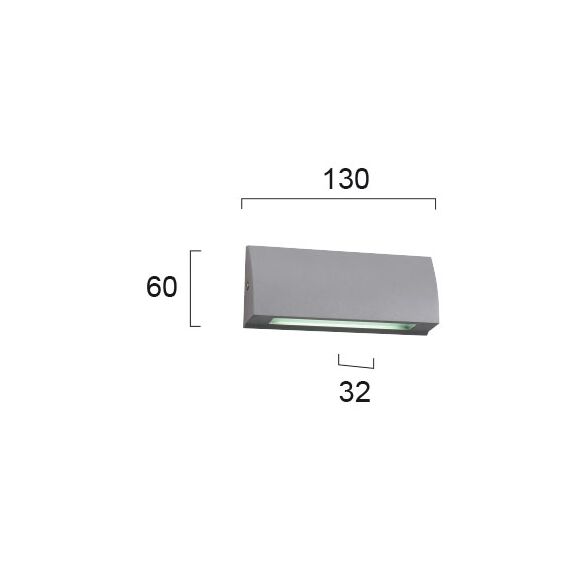 LED Фасаден аплик TECH 4155900 Viokef 3.5W 3000K | Osvetlenieto.bg LED Фасаден аплик TECH 4155900 Viokef 3.5W 3000K | Osvetlenieto.bg