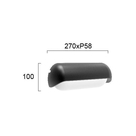 LED Фасаден аплик TITUS 4255700 Viokef 13W 3000K | Osvetlenieto.bg LED Фасаден аплик TITUS 4255700 Viokef 13W 3000K | Osvetlenieto.bg