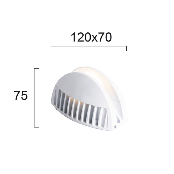 LED Фасаден аплик WINDOW 4234200 Viokef 6W 3000K | Osvetlenieto.bg