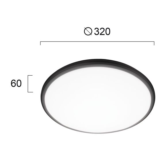 LED Фасаден плафон RONI 4243000 Viokef 24W 3000K | Osvetlenieto.bg