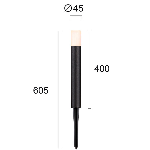 LED Градински фенер FARO 4226600 Viokef 3W 3000K | Osvetlenieto.bg