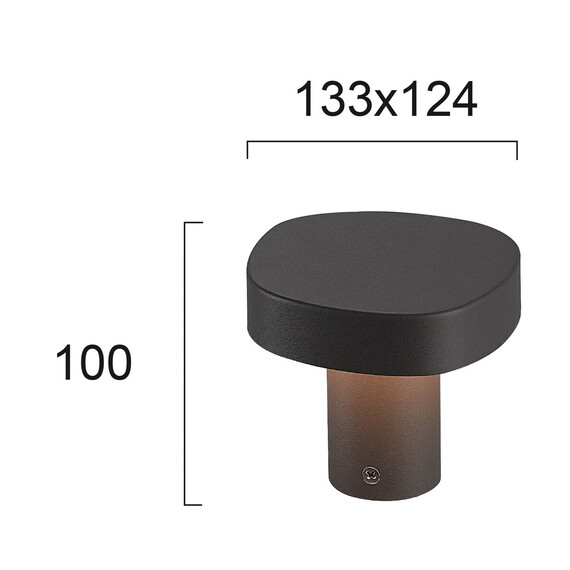 LED Градински фенер ONDA 4223700 Viokef 7W 3000K | Osvetlenieto.bg