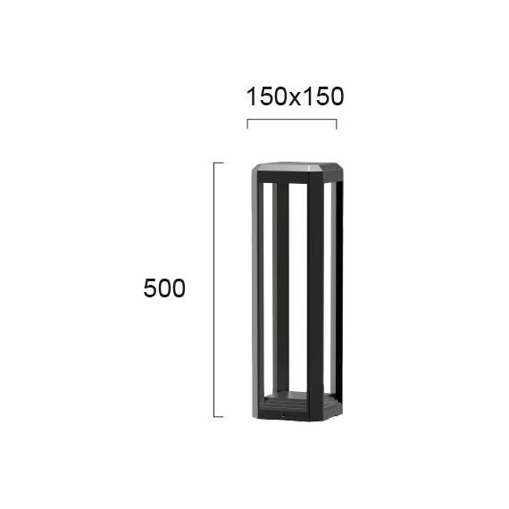 LED Градински стълб BIOS 4213000 Viokef 13W 3000K | Osvetlenieto.bg LED Градински стълб BIOS 4213000 Viokef 13W 3000K | Osvetlenieto.bg