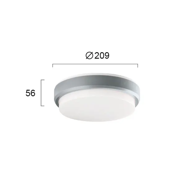 LED Външен плафон TINOS 4171700 Viokef 10W 3000K | Osvetlenieto.bg