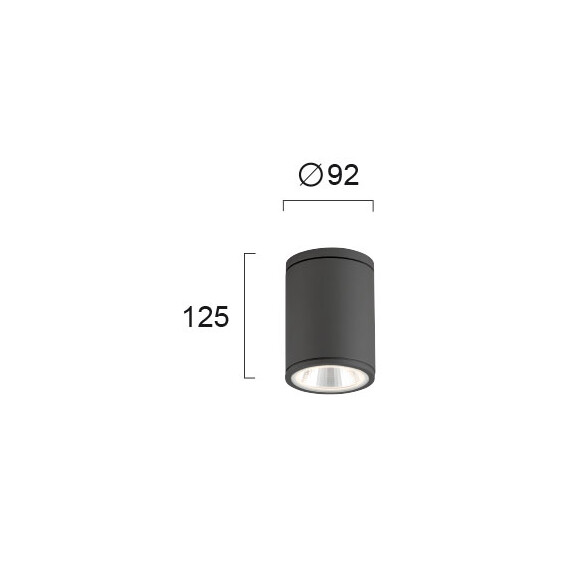 LED Външна лампа MAROCO 4199102 Viokef 5W 3000K | Osvetlenieto.bg
