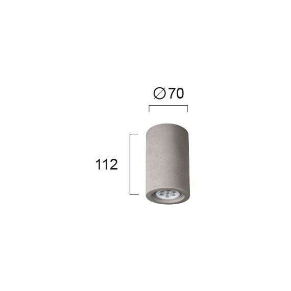 Луна за открит монтаж PHENIX 4160201 Viokef 1xGU10 | Osvetlenieto.bg Луна за открит монтаж PHENIX 4160201 Viokef 1xGU10 | Osvetlenieto.bg