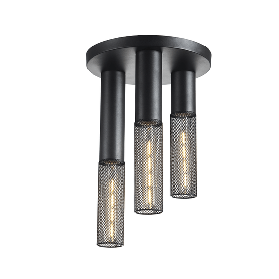 Плафон ALKATRAZ OD603C30BK Aca Lighting 3xE27 | Osvetlenieto.bg