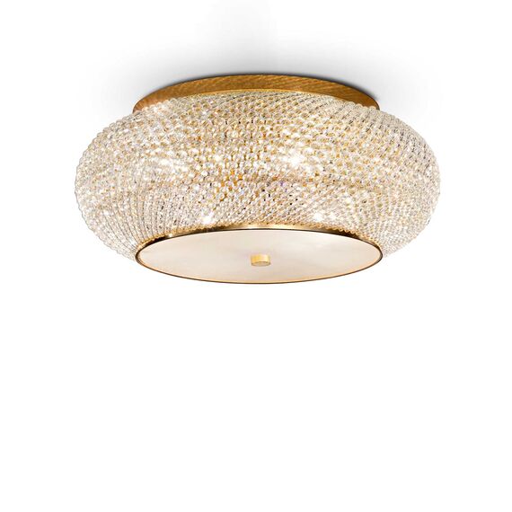 Плафониера Pasha' Pl10 Oro 100791 Ideal Lux E14 | Osvetlenieto.bg