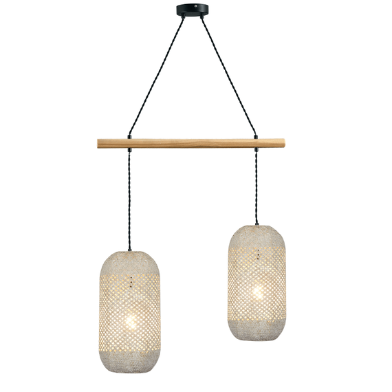 Полилей COCONUT OD762P60RW Aca Lighting 2xE27 | Osvetlenieto.bg