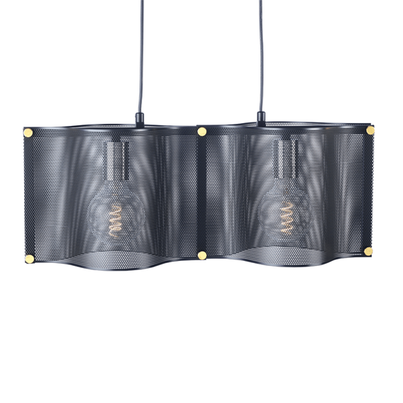 Полилей MORDOR HM842P57BK Aca Lighting 2xE27 | Osvetlenieto.bg