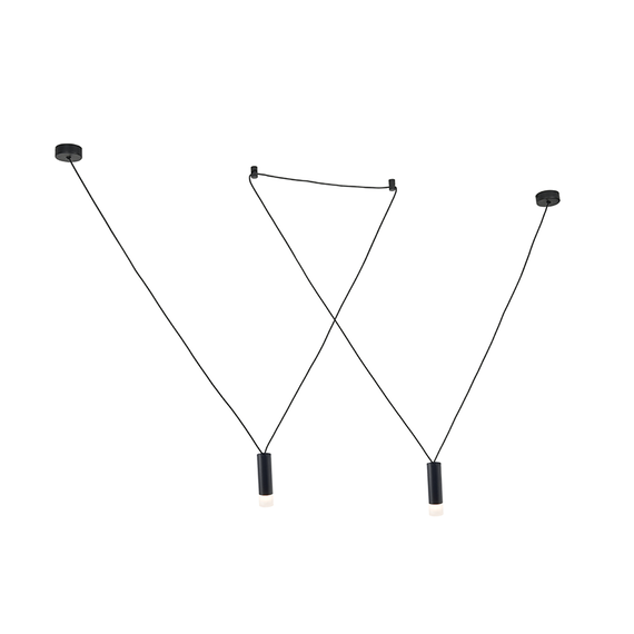 Полилей TERES YL22P2BK Aca Lighting 2xG9 | Osvetlenieto.bg