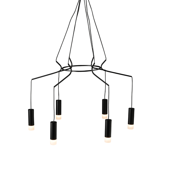 Полилей TERES YL23P6BK Aca Lighting 6xG9 | Osvetlenieto.bg