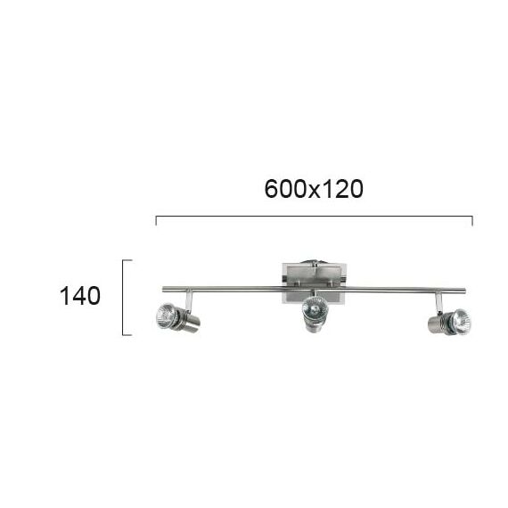 Спот CHA-CHA 462100 Viokef 3xGU10 | Osvetlenieto.bg