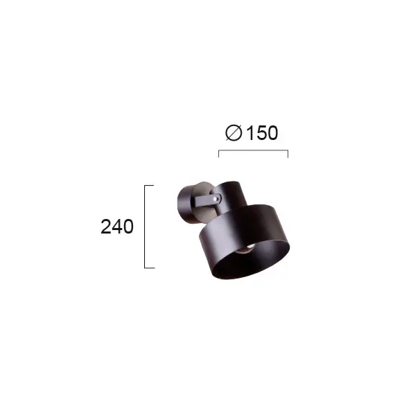 Спот NORTON 4185201 Viokef 1xE27 | Osvetlenieto.bg