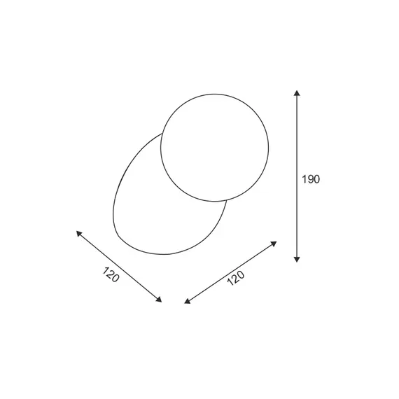 Аплик VENUS MK421W19G Aca Lighting 1xG9 | Osvetlenieto.bg