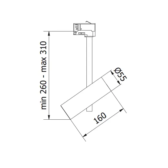 GROSSO бял спот за 4L шина GTV GU10 | Osvetlenieto.bg