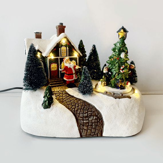 Коледна декорация SNOWY HOUSE X0301 Aca Lighting | Osvetlenieto.bg