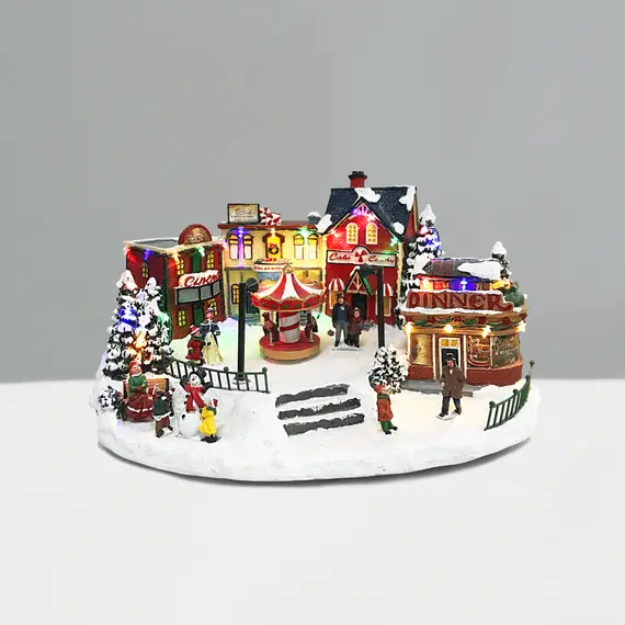 Коледна декорация SNOWY MARKET X0327 Aca Lighting | Osvetlenieto.bg