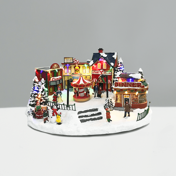 Коледна декорация SNOWY MARKET X0327 Aca Lighting | Osvetlenieto.bg